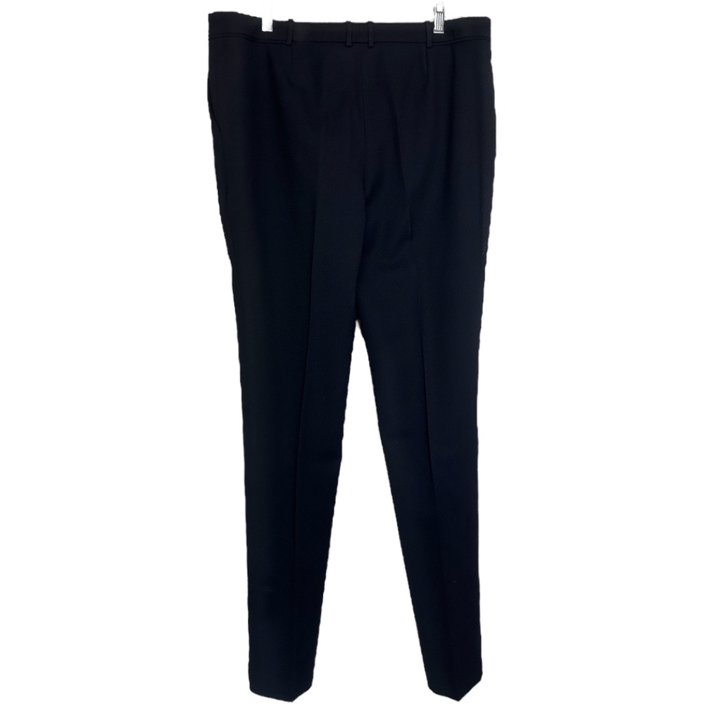 HUGO BOSS Black Lightweight Women's Size 10 Tailored Wool Straight-Leg Trousers